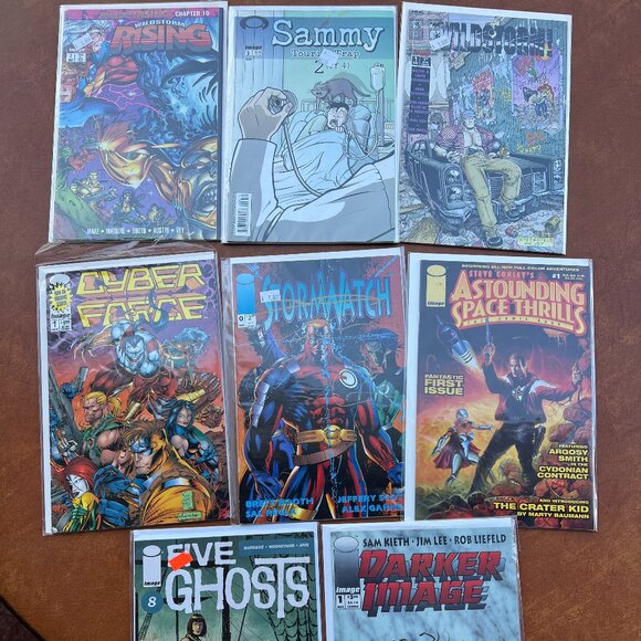Image Comics - Lot of 8 - Wildstorm Sammy Stormwatch Darker‎ Image Cyber Force - Picture 1 of 4